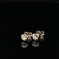 Orecchini Cianfrone Gioielli Donna in Oro bianco Diamante 0.30 Ct OROR-3-198 - OROR-3-198